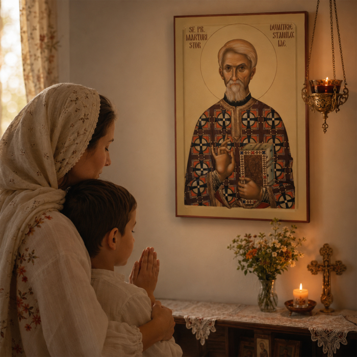 Icoană Sfântul Preot Mărturisitor Dumitru Stăniloae 4 octombrie [8]