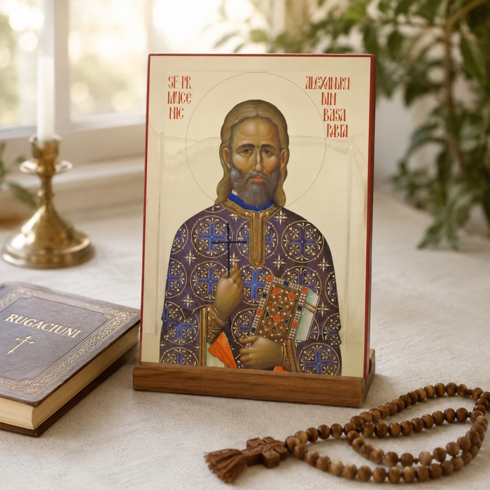 Icoană Sfântul Preot Mucenic Alexandru din Basarabia 8 august [6]