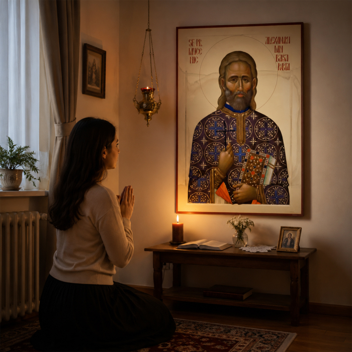 Icoană Sfântul Preot Mucenic Alexandru din Basarabia 8 august [7]