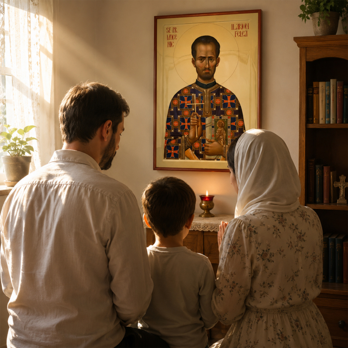 Icoană Sfântul Preot Mucenic Ilarion Felea 18 septembrie [10]