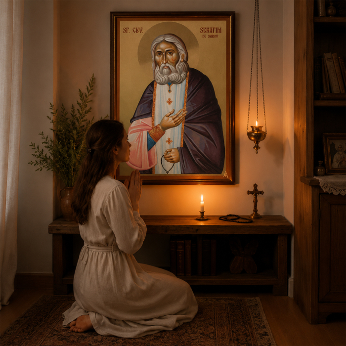 Icoană Sfântul Serafim de Sarov 2 ianuarie [4]