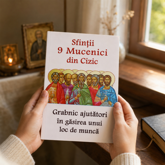 Copertă carte Sfinții 9 Mucenici din Cizic – grabnic ajutători în găsirea unui loc de muncă [3]