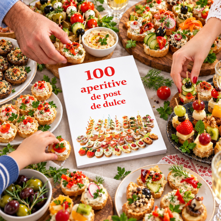 Copertă carte 100 aperitive de post și de dulce [6]