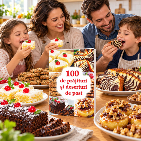 Copertă carte 100 de prăjituri și deserturi de post [11]