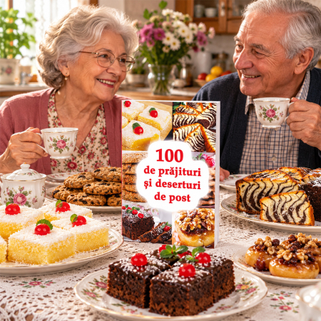 Copertă carte 100 de prăjituri și deserturi de post [15]