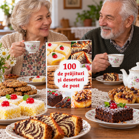 Copertă carte 100 de prăjituri și deserturi de post [9]