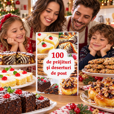 Copertă carte 100 de prăjituri și deserturi de post [10]
