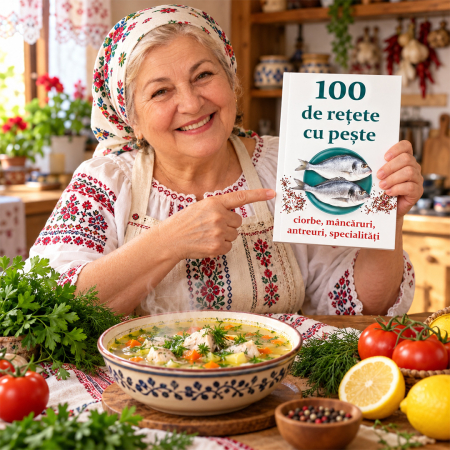 Copertă carte 100 de rețete cu pește - ciorbe, mâncăruri, antreuri, specialități [16]