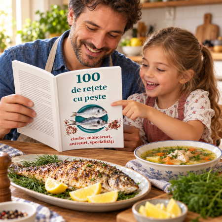 Copertă carte 100 de rețete cu pește - ciorbe, mâncăruri, antreuri, specialități [15]