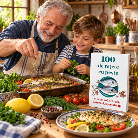 Copertă carte 100 de rețete cu pește - ciorbe, mâncăruri, antreuri, specialități [12]