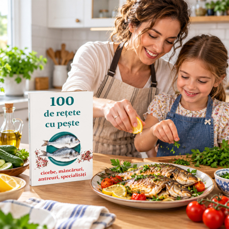 Copertă carte 100 de rețete cu pește - ciorbe, mâncăruri, antreuri, specialități [4]