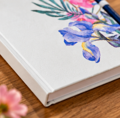 Agenda format A5 cu pix personalizata "Bucurati-va pururea!" [6]