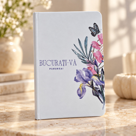 Agenda format A5 personalizata "Bucurati-va pururea!" [2]