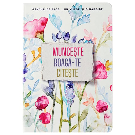 Noutati - Agenda format A5 personalizata "Munceste, roaga-te, citeste!"