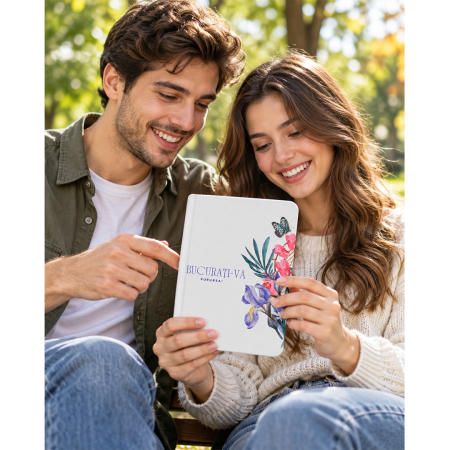 Agenda format A6 personalizata "Bucurati-va pururea!" [7]