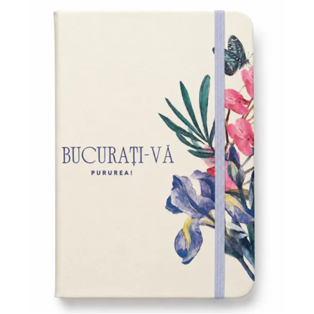 Agenda format A6 personalizata "Bucurati-va pururea!" [2]