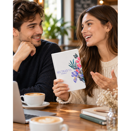 Agenda format A6 personalizata "Bucurati-va pururea!" [5]