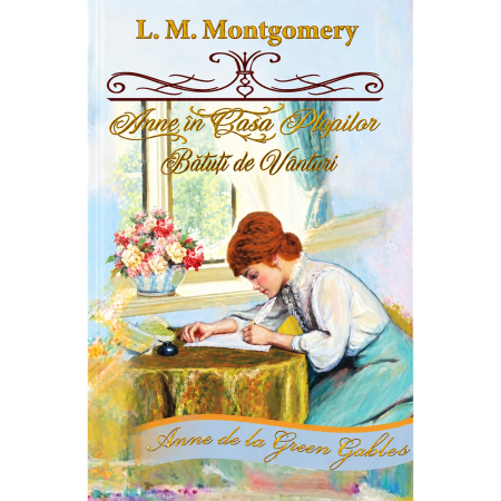 Coperta cărții „Anne în Casa Plopilor Bătuți de Vânturi” de L.M. Montgomery