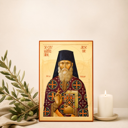 Icoană Sfântul Cuvios Mărturisitor Arsenie de la Prislop Arsenie Boca 28 noiembrie [4]