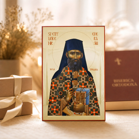 Icoană Sfântul Cuvios Mucenic Gherasim de la Tismana 26 decembrie [4]