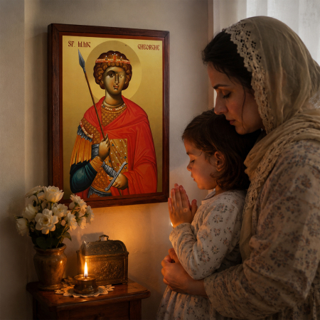 Icoană Sfântul Gheorghe 23 aprilie [7]