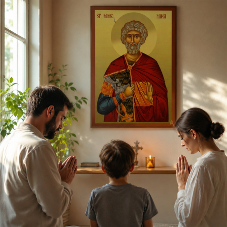 Icoană Sfântul Mina 11 noiembrie [3]