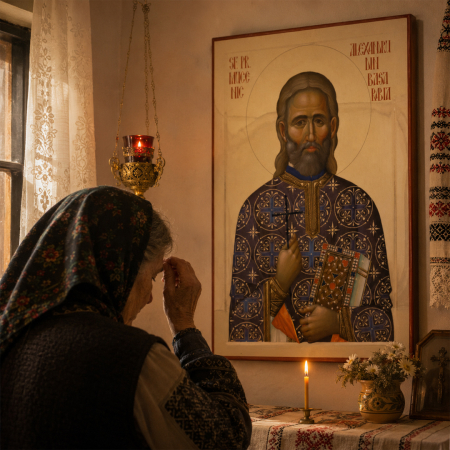 Icoană Sfântul Preot Mucenic Alexandru din Basarabia 8 august [8]