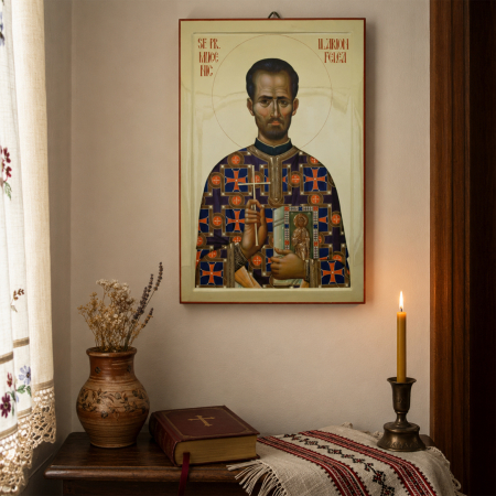 Icoană Sfântul Preot Mucenic Ilarion Felea 18 septembrie [3]