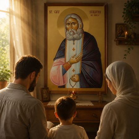 Icoană Sfântul Serafim de Sarov 2 ianuarie [6]