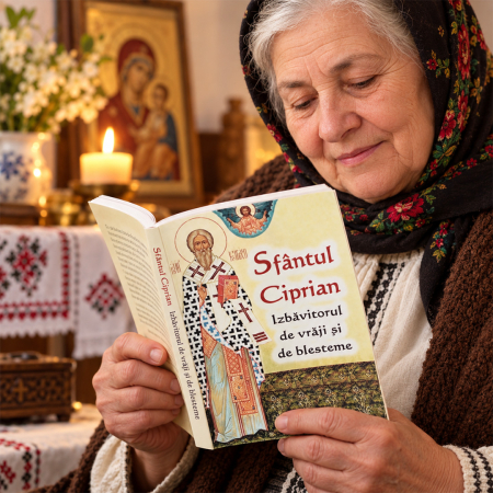 Copertă carte Sfântul Ciprian izbăvitorul de vrăji și de blesteme [4]