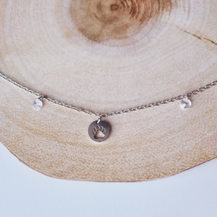 Brățară metalică argintie, 23cm, charm 10mm – Eleganță și rafinament [3]