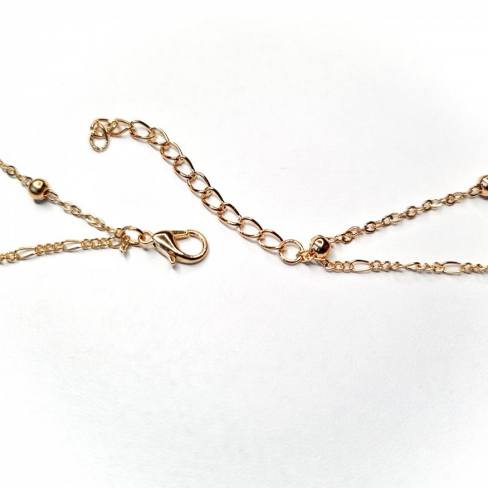 Bratara dama aurie cu charm fluture [4]