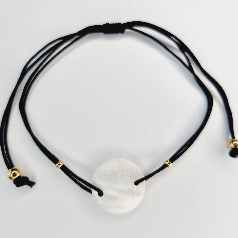 Bratari cu zodii din snur si charm din sidef [3]
