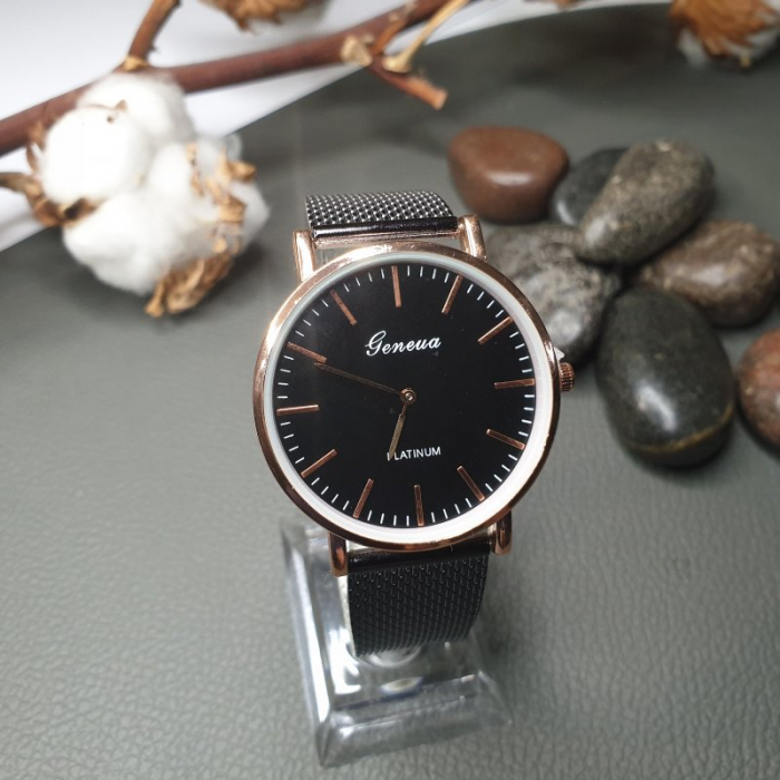 ceas dama elegant, curea silicon [7]