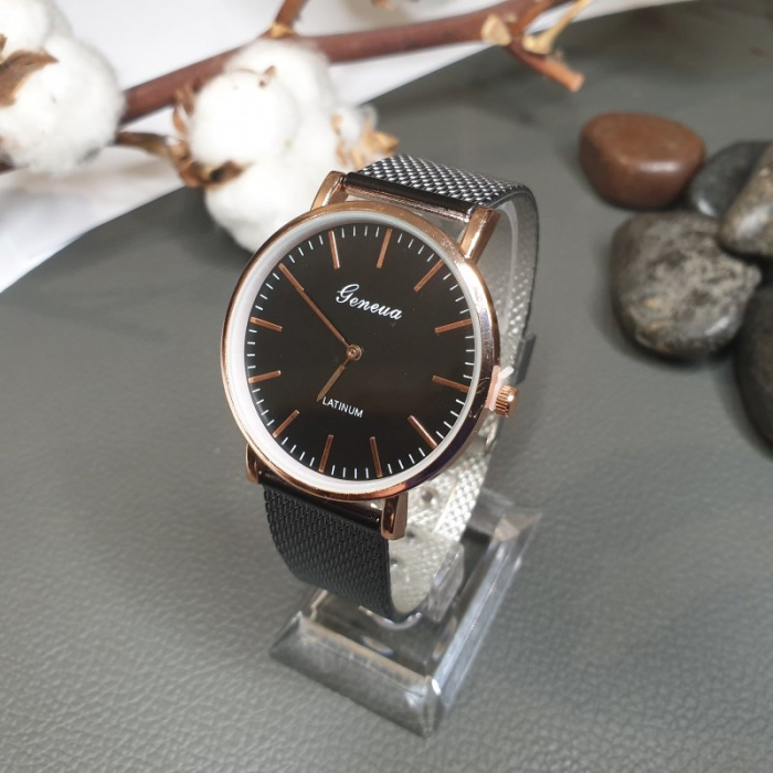 ceas dama elegant, curea silicon [4]