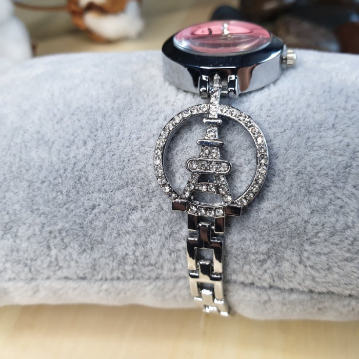 ceas dama turnul Eiffel cu bratara metalica model cu turnul eiffel [3]
