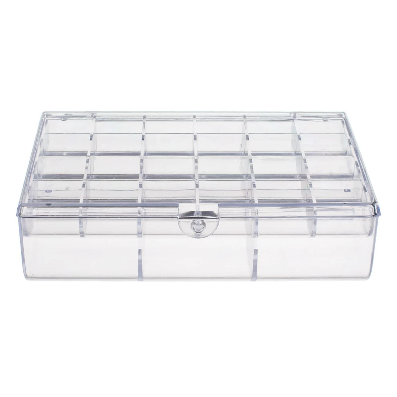 Organizator pentru bijuterii, transparent, din acril cu raft detasabil [2]