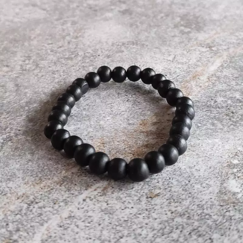 Bratara handmade din piatra semipretioase si lemn [5]