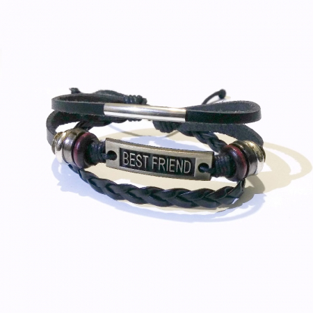 Bratari piele ecologica - Bratara best friend din piele ecologica