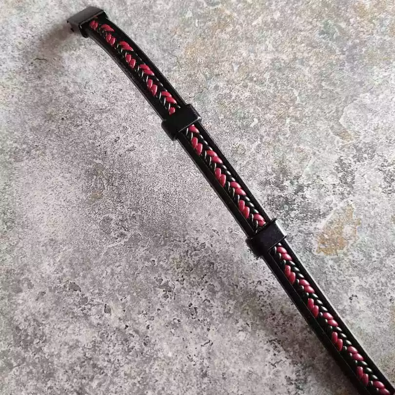 Bratara dama din piele ecologica, handmade, bratari ieftine de dama [4]