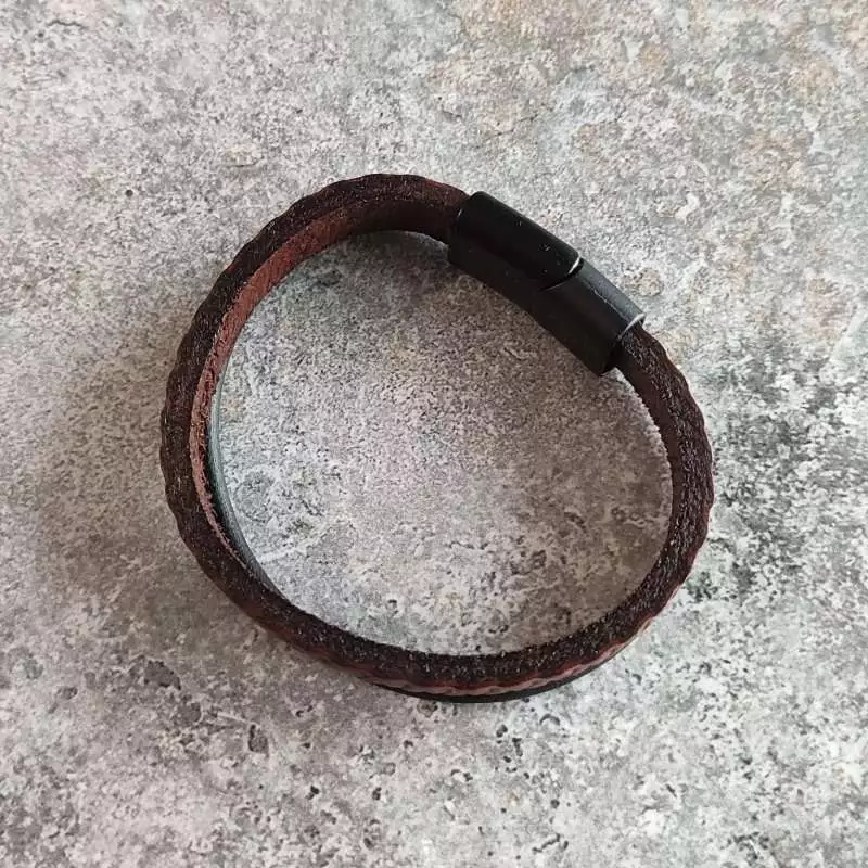 Bratara din piele ecologica, handmade, bratari ieftine dama [2]