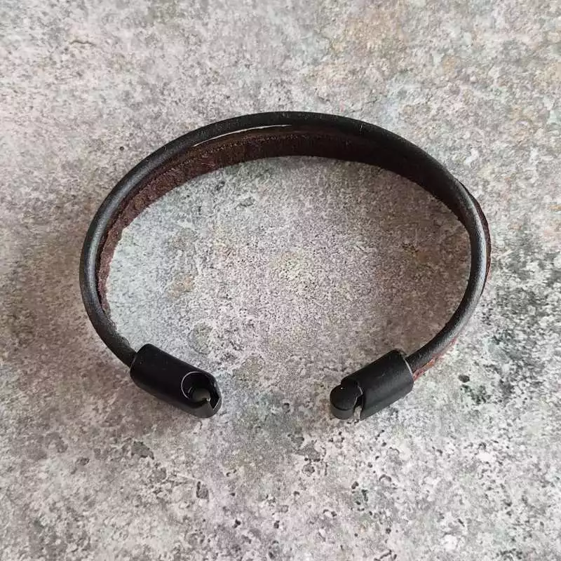 Bratara din piele ecologica, handmade, bratari ieftine dama [3]