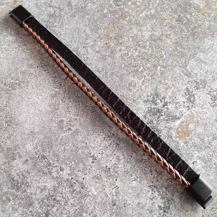 Bratara piele ecologica, handmade, bratari piele, bratari dama [2]