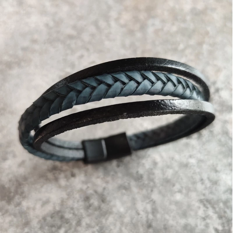 Bratara din piele ecologica, handmade, bratari piele [1]