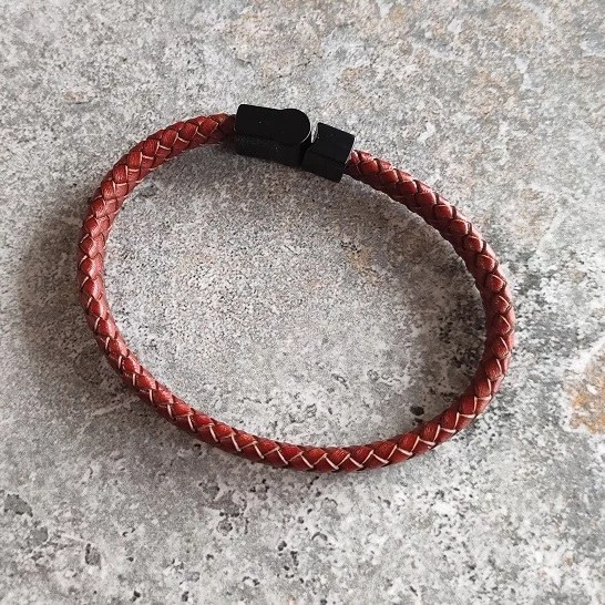 Bratara dama din piele ecologica, handmade, bratari impletite dama [2]