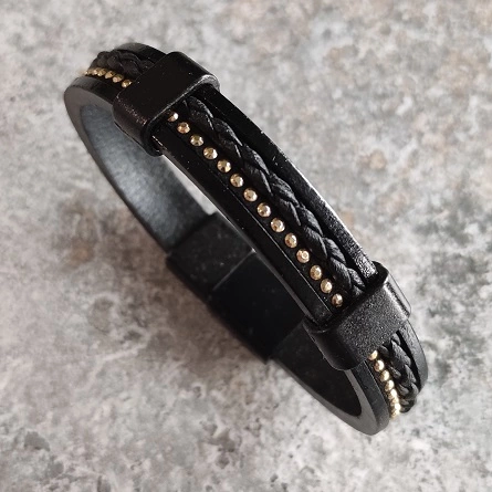 Bratara piele ecologica, handmade, bratari dama piele [1]