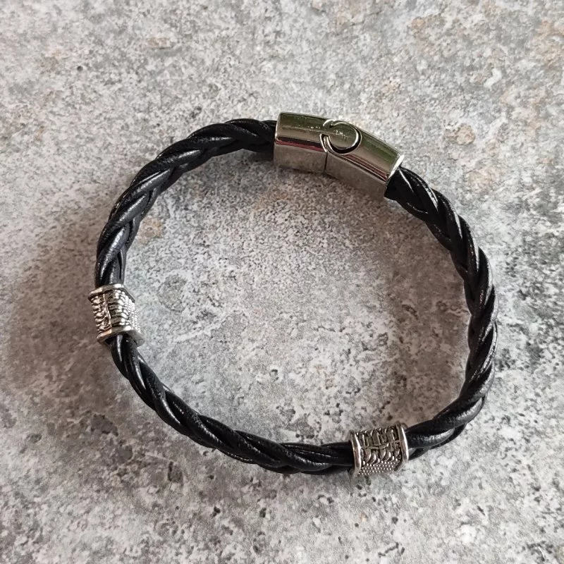 Bratara din piele ecologica, handmade, bratari ieftine dama [5]