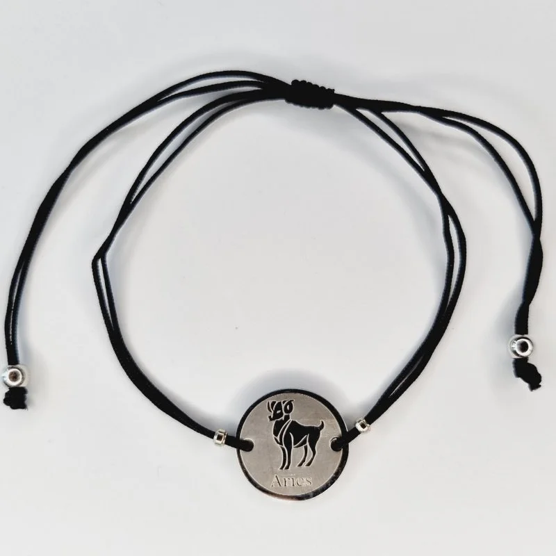 Bratari - Bratari cu zodii din snur si charm din metal