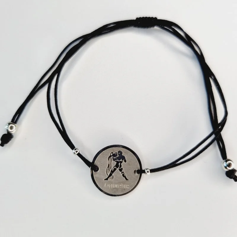 Bratari - Bratari cu zodii din snur si charm din metal