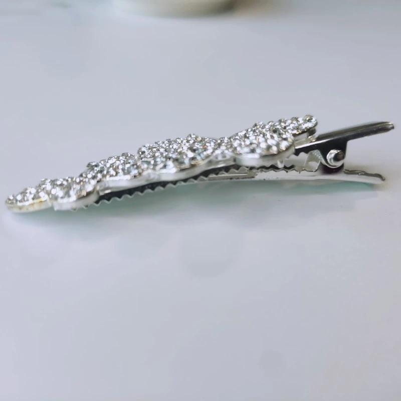 clama par, din metal, model fluture [2]